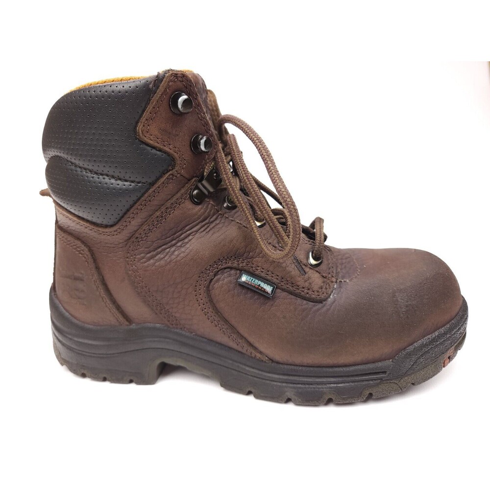 Timberland Shoes PRO 6" Brown - Sz 7 Wmns - Steel Toe Work Safety Boot 53359